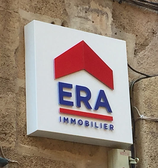 ERA : Signalétique Et Habillage De Façade , Vitrines Agences Immobilières